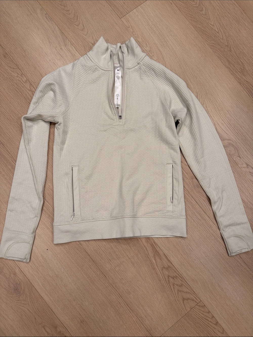 Lululemon Quarter-Zip Pullover Sweater - Cream